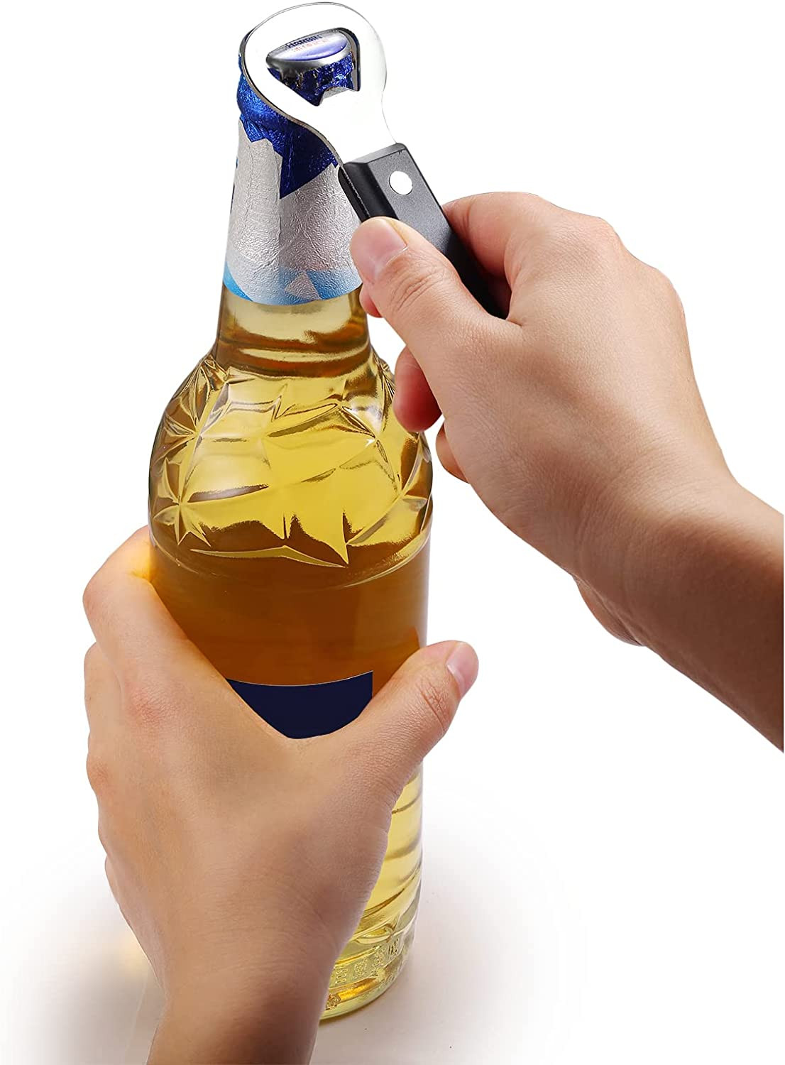 Manual Can Punch Bottle Opener Stainless Steel Church Key Can Opener 6.1in Tool