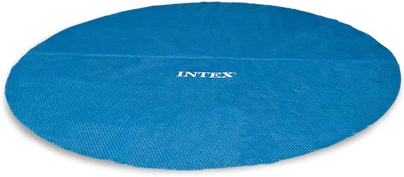 INTEX 28015E Solar Pool Cover: for 18ft Round Easy Set and Metal Frame Pools