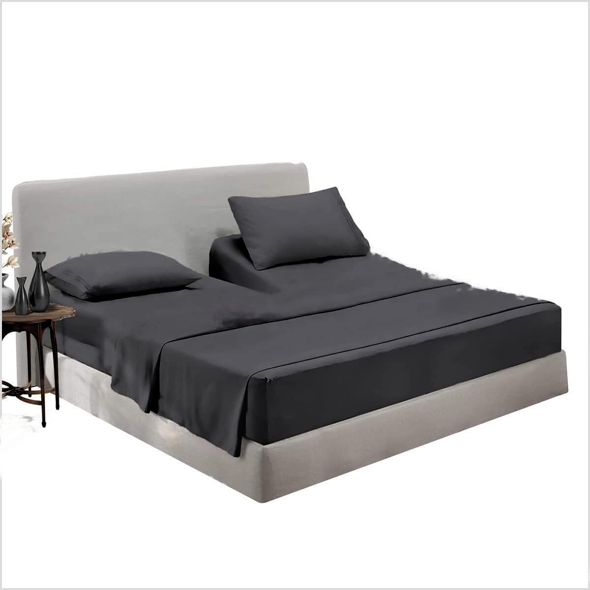 Top Split Flex California King Sheet 4 pc set For Sleep Number 1900 Deep Pockets