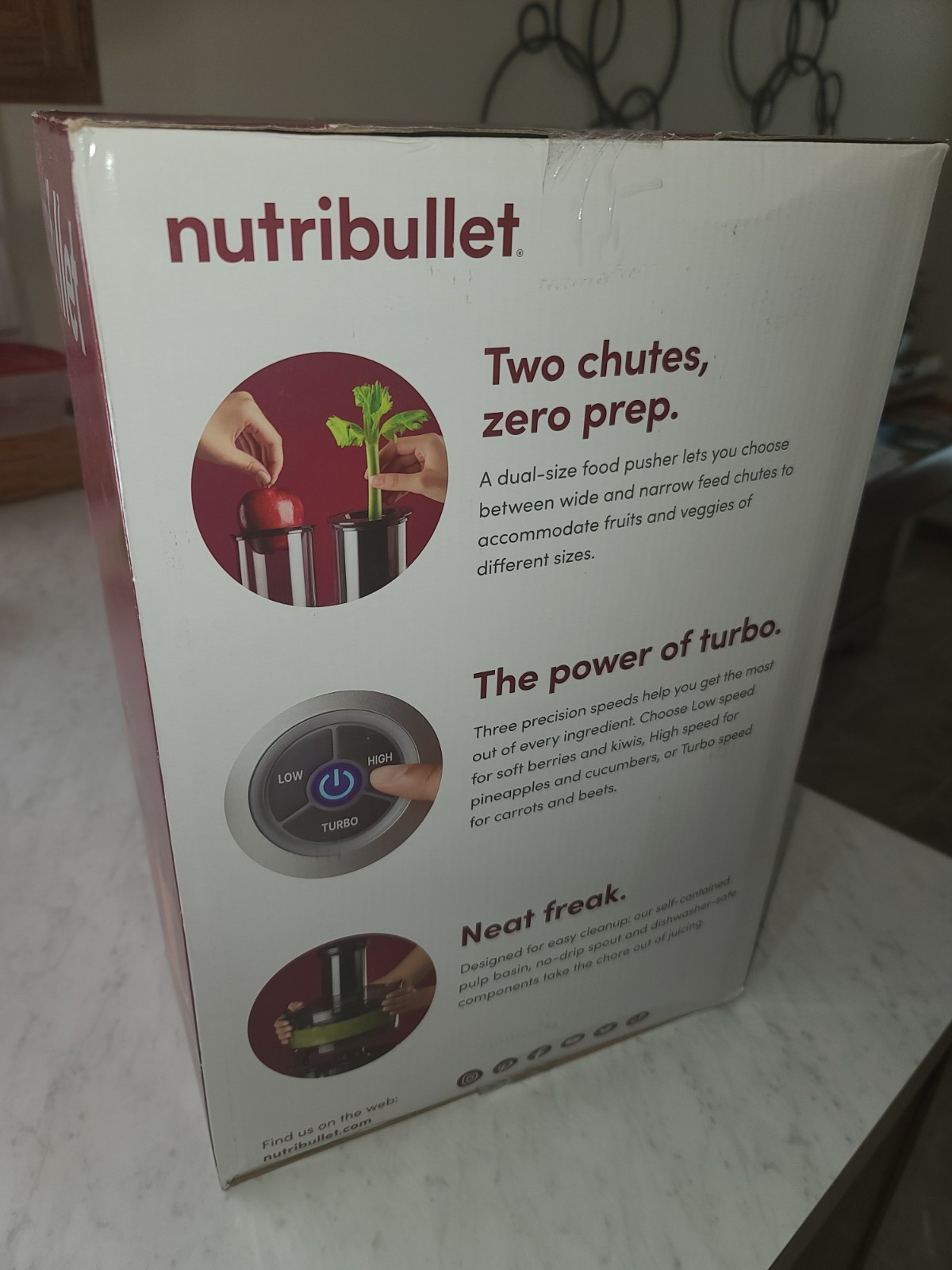 NutriBullet Juicer Pro NBJ50200 1000W Centrifugal Juicer NEW Sealed Liquidation