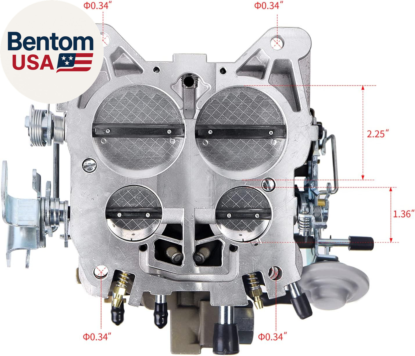 Rochester Quadrajet Carburetor 4 Barrel for Chevy 350 327 396 400 402 427 454 En