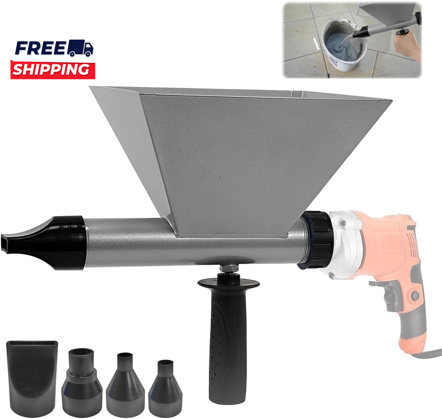 Electric Mortar Grout Pump Caulking Tool Portable Cement Grouting Machine