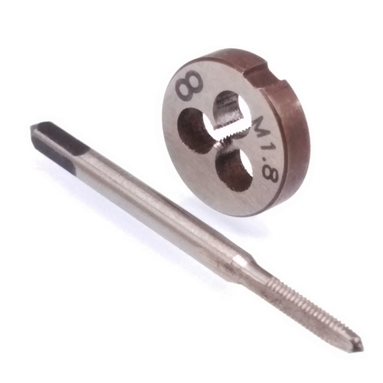 HSS M1.8 x 0.35mm Tap & M1.8 x 0.35mm Die Metric Thread Right Hand