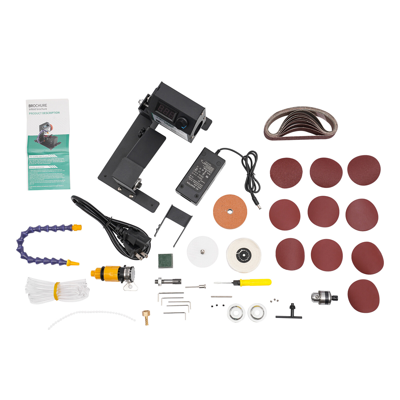 DIY Mini Electric Belt Grinder Machine Grinding Polishing Abrasive Belts Sander