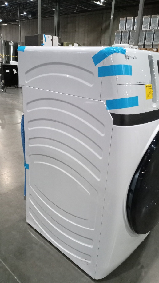 GE Profile 4.6 cu. ft. Smart Electric Washer and Dryer Combo – PFQ83HSHWWW