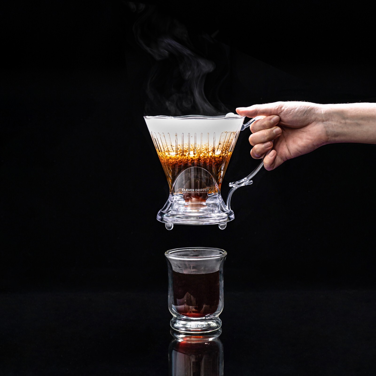 Clever Coffee Dripper, Overstock Discount, 18oz Pour Over Coffee Maker w/Filters