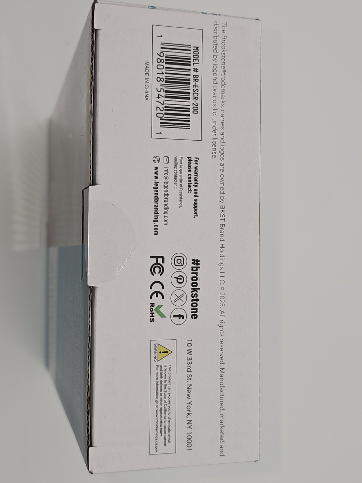 Brookstone Electric Screwdriver BR-ESCR-200 USB-C Rechargeable 1300mAh + Bits