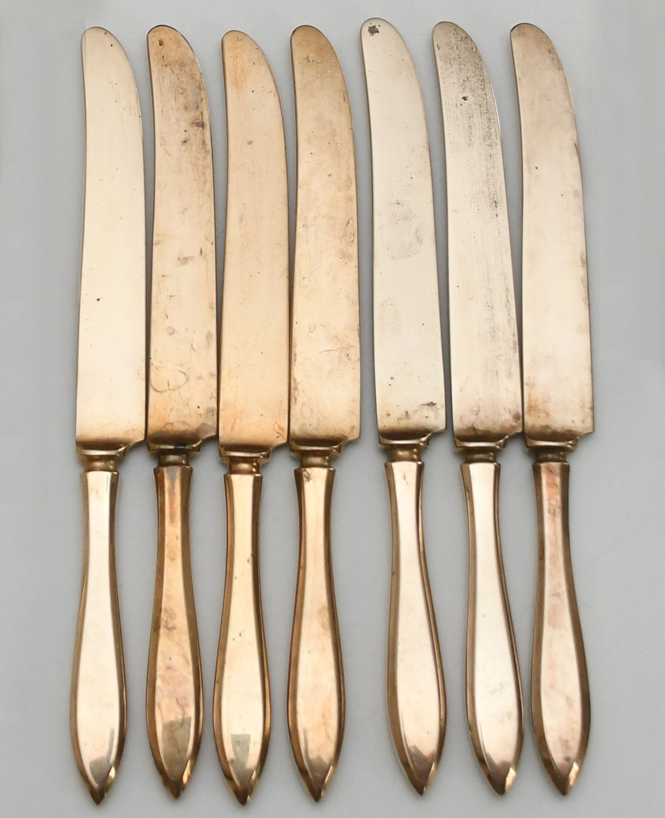 DIRILYTE Dirigold – Gold Toned Finish Regal Flatware Sweden – Set of 45 Pieces