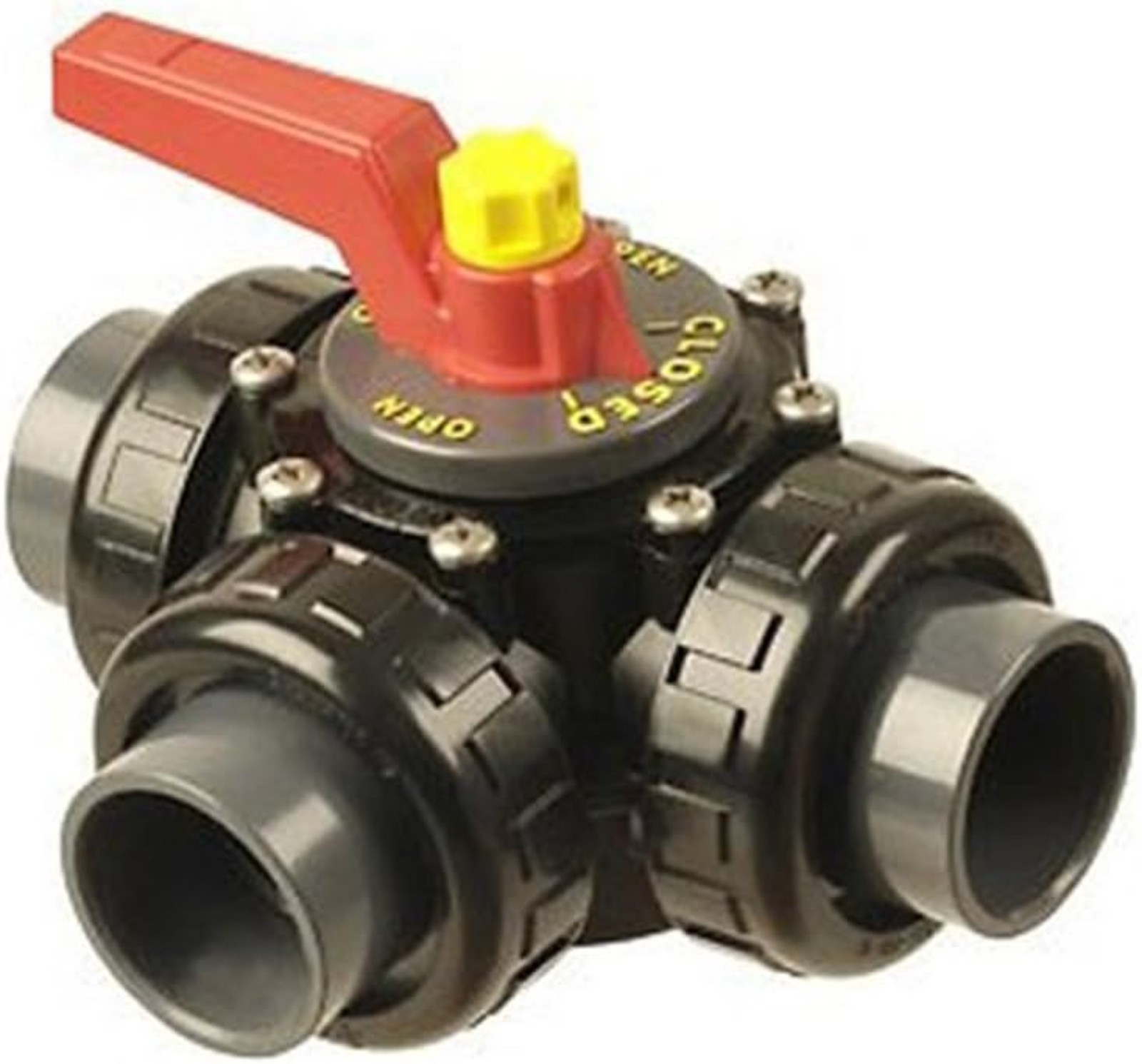 Praher 2In/2.5In Skt 3 Port Valve Upvc Vf2 Series Praher OV3-2010