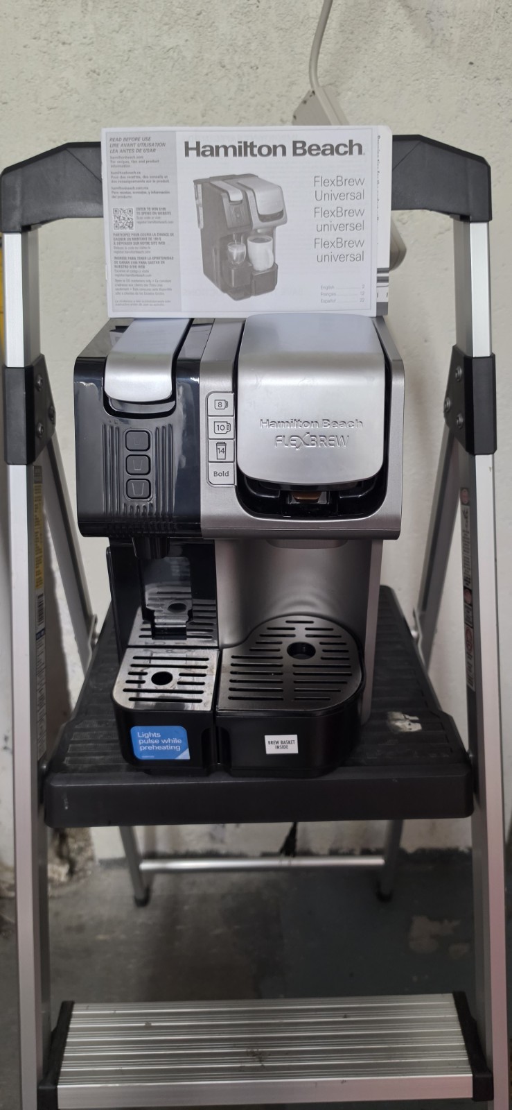 Hamilton Beach 49930 FlexBrew 3-in-1 Coffee/Espresso Maker 19-Bar Pump OPEN BOX