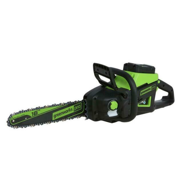 GreenWorks Pro 60V Cordless Chainsaw – Green (CS60L02)