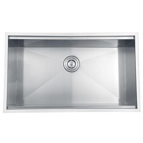 Ruvati 32-inch Workstation Ledge Undermount 16 Gauge Stainless Steel Kitchen…