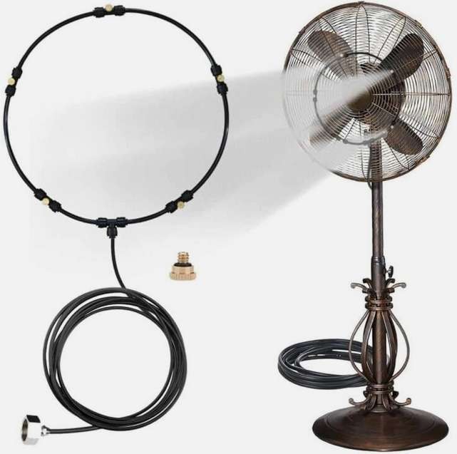 USA Misting Fan Kit Cool Patio Water Mister Spray For Cooling Outdoor 10/20/33FT