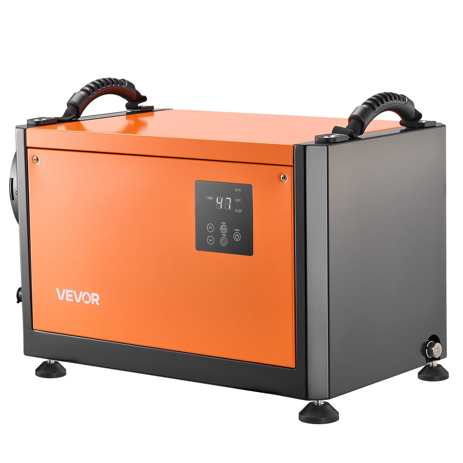VEVOR 125 Pints Commercial Dehumidifier with Hose Auto Defrost for Crawl Space