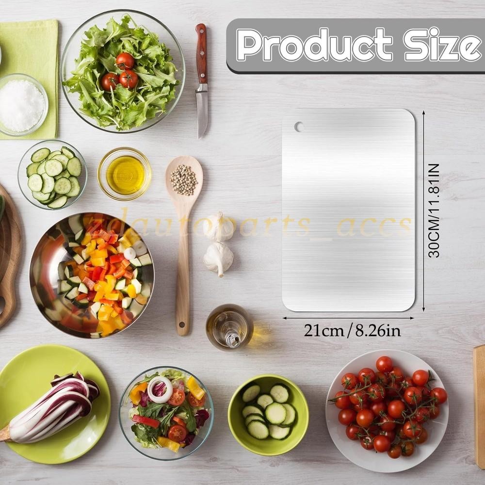 Titanium Cutting Board for Kitchen, Stainless Non Stick Chopping Board, Upgrade