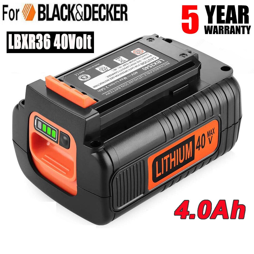 2Pack Battery for Black and Decker 40V 4.0Ah Max Lithium LBX2040 LBXR36 LSW36