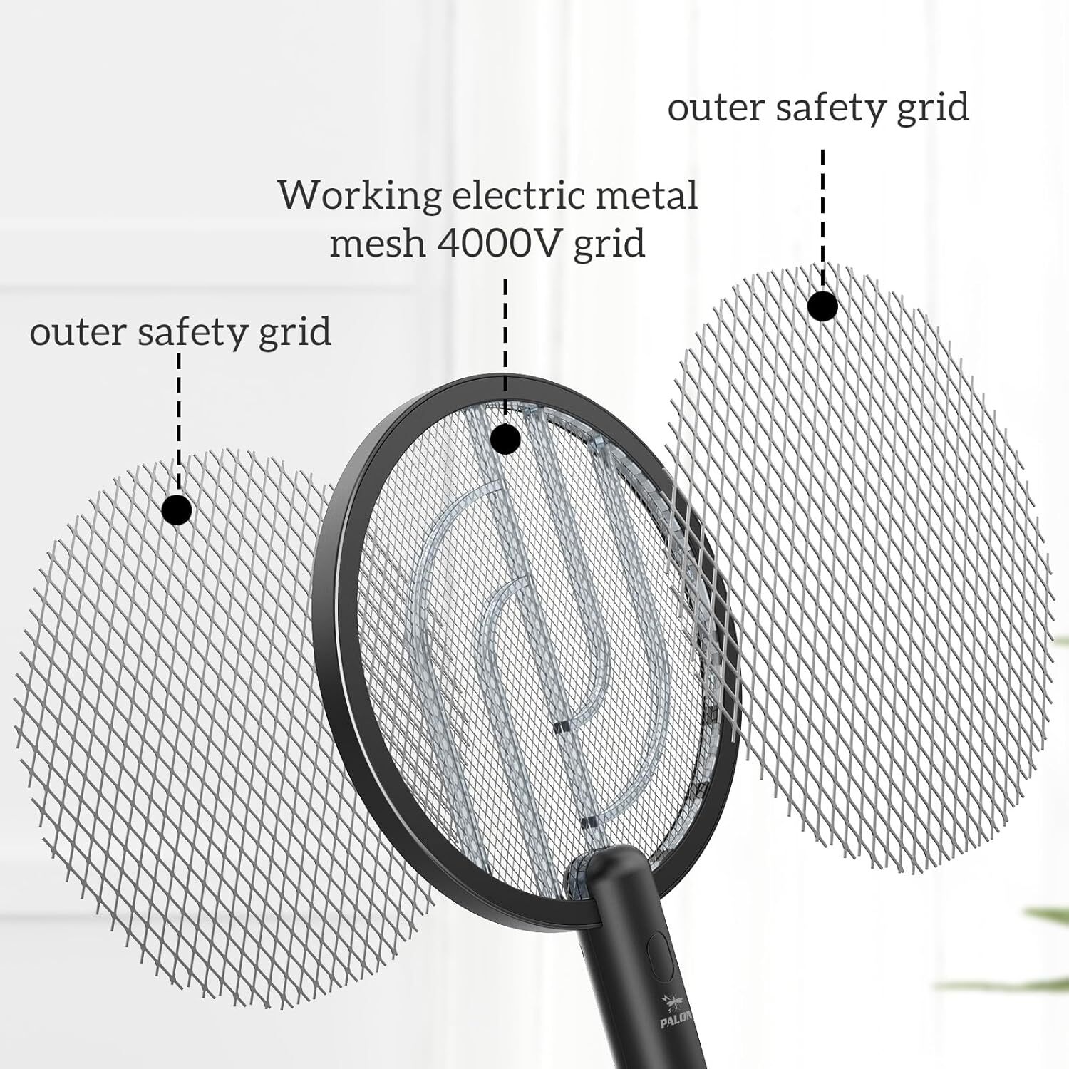 ⚡2Pack Electric Fly Swatter Bug Zapper Zap Mosquito Killer Pest Insect Racket