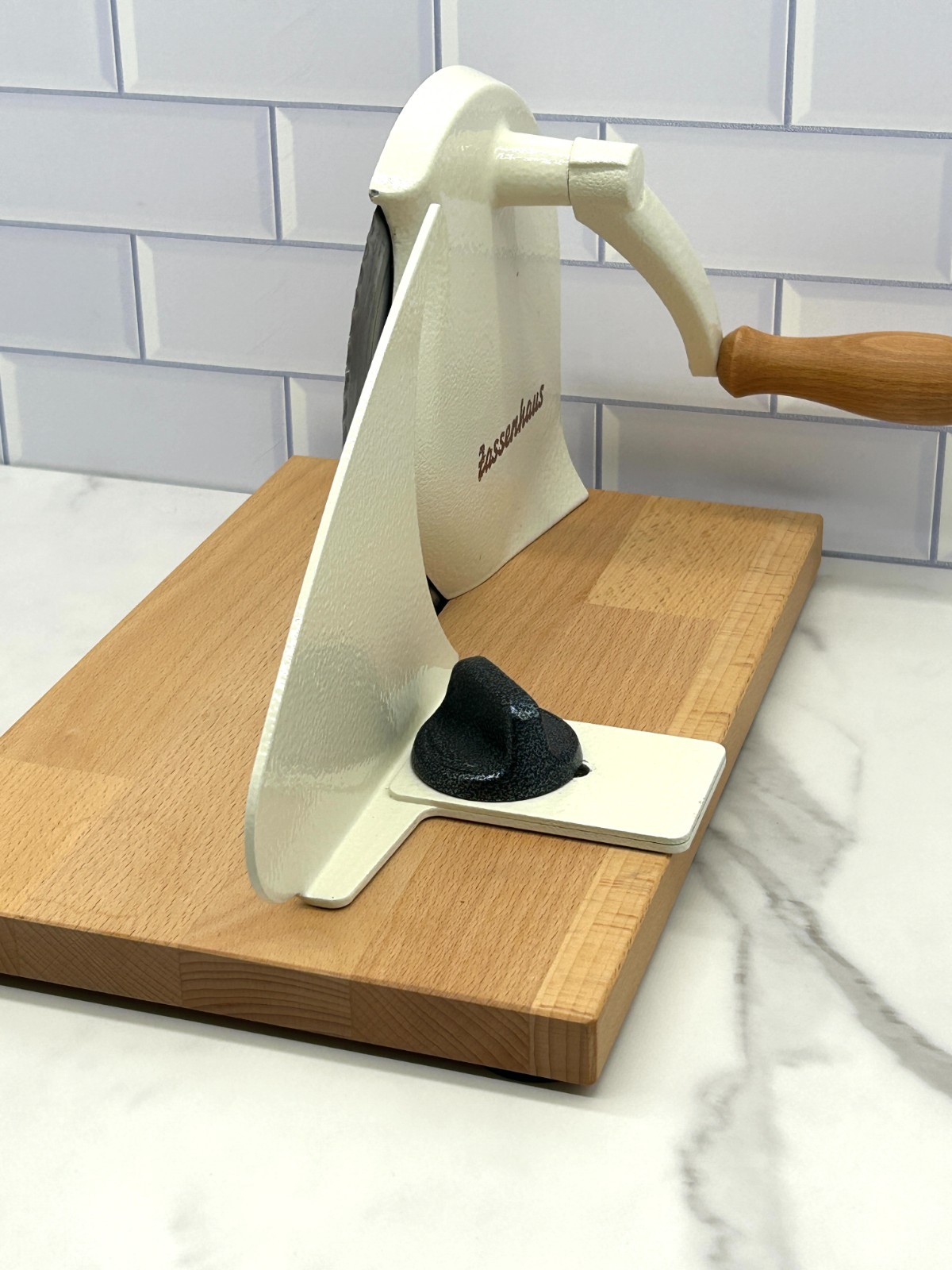 USED – Zassenhaus Classic Bread Slicer – Cream