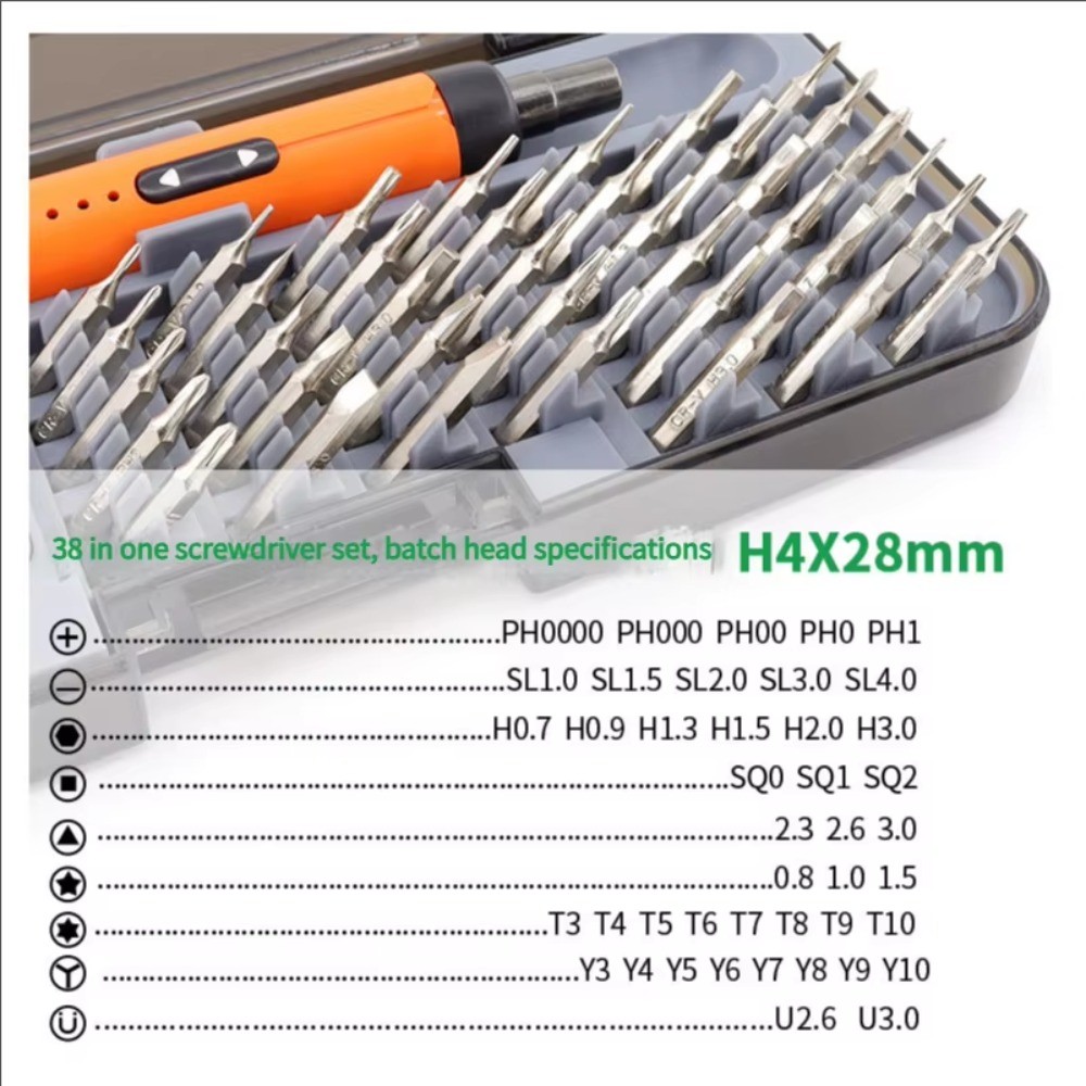 Cordless 46 in 1 Electric Screwdriver USB Rechargeable Precision Kit