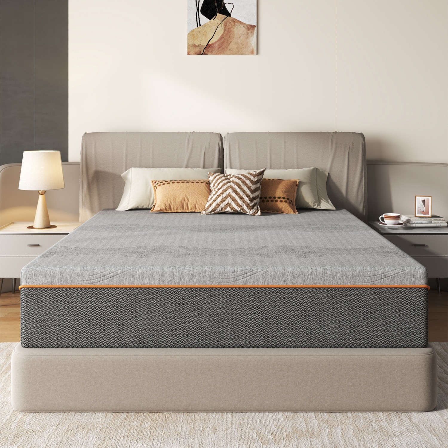 14″ Full/Queen/King Size Memory Foam Mattress Medium Soft CertiPUR-US Certified