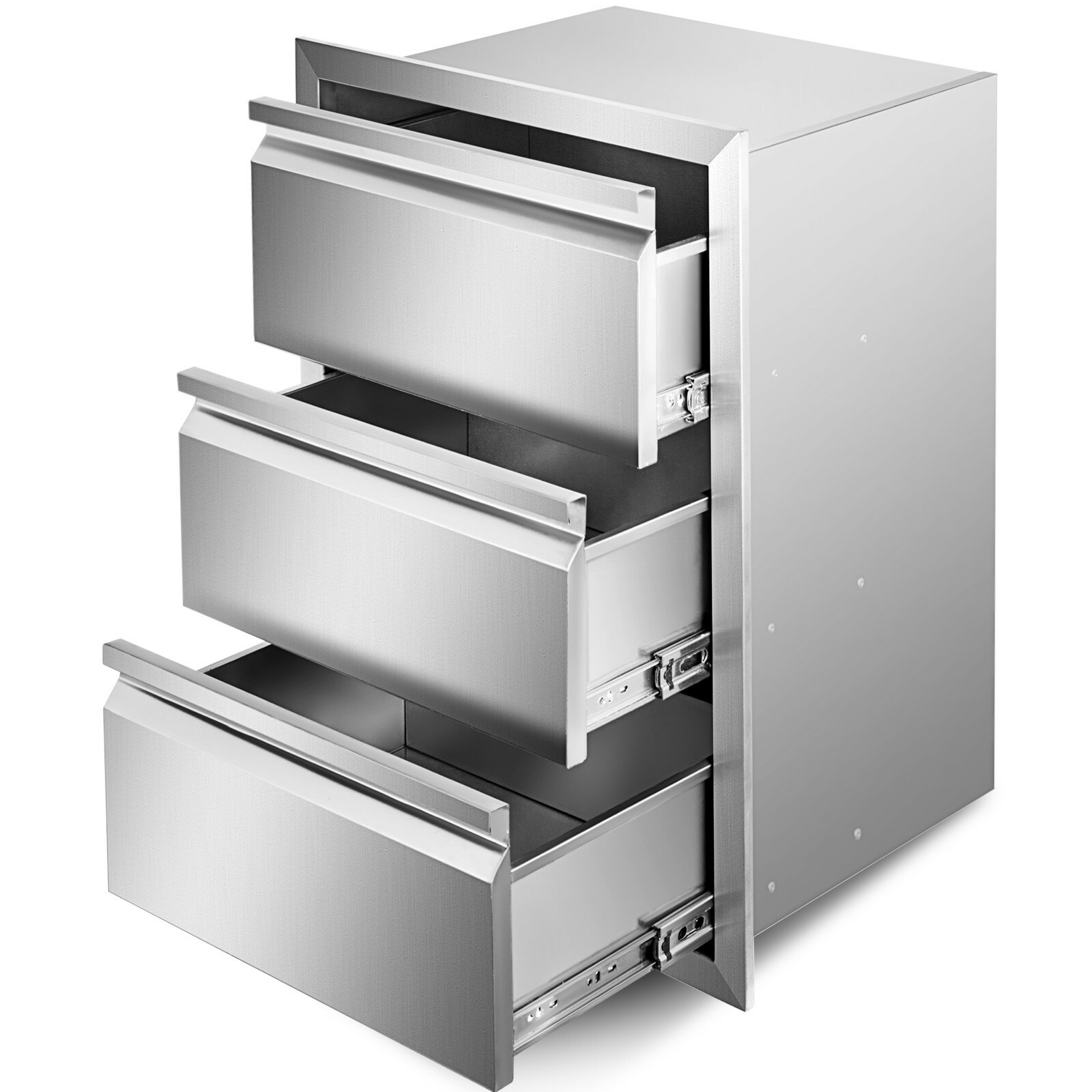 VEVOR Outdoor Kitchen BBQ Island Components Stainless Steel Access Door Drawer