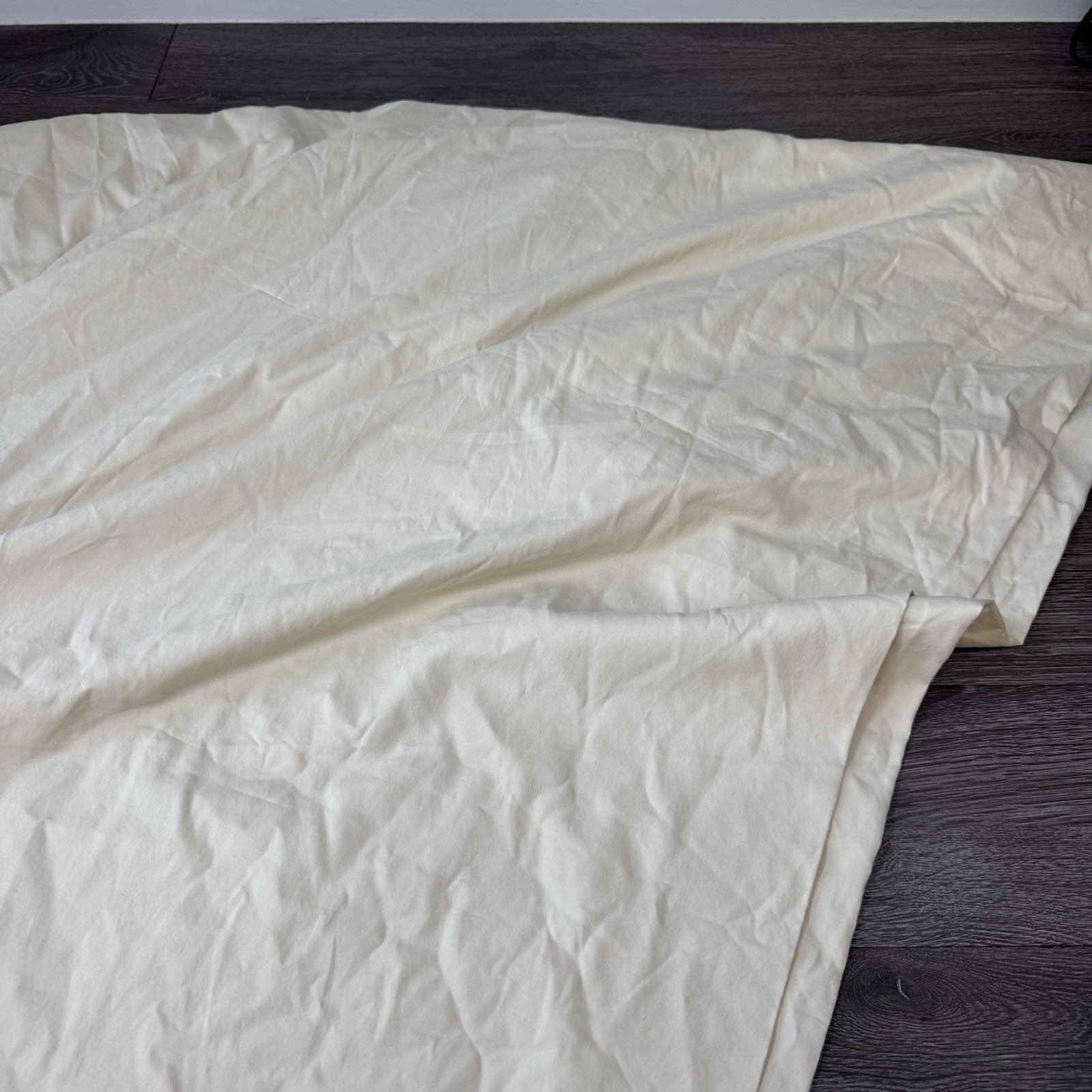 Read Description* Wamsutta Dream Zone Cream King Flat Sheet, Pima Cotton, 750tc