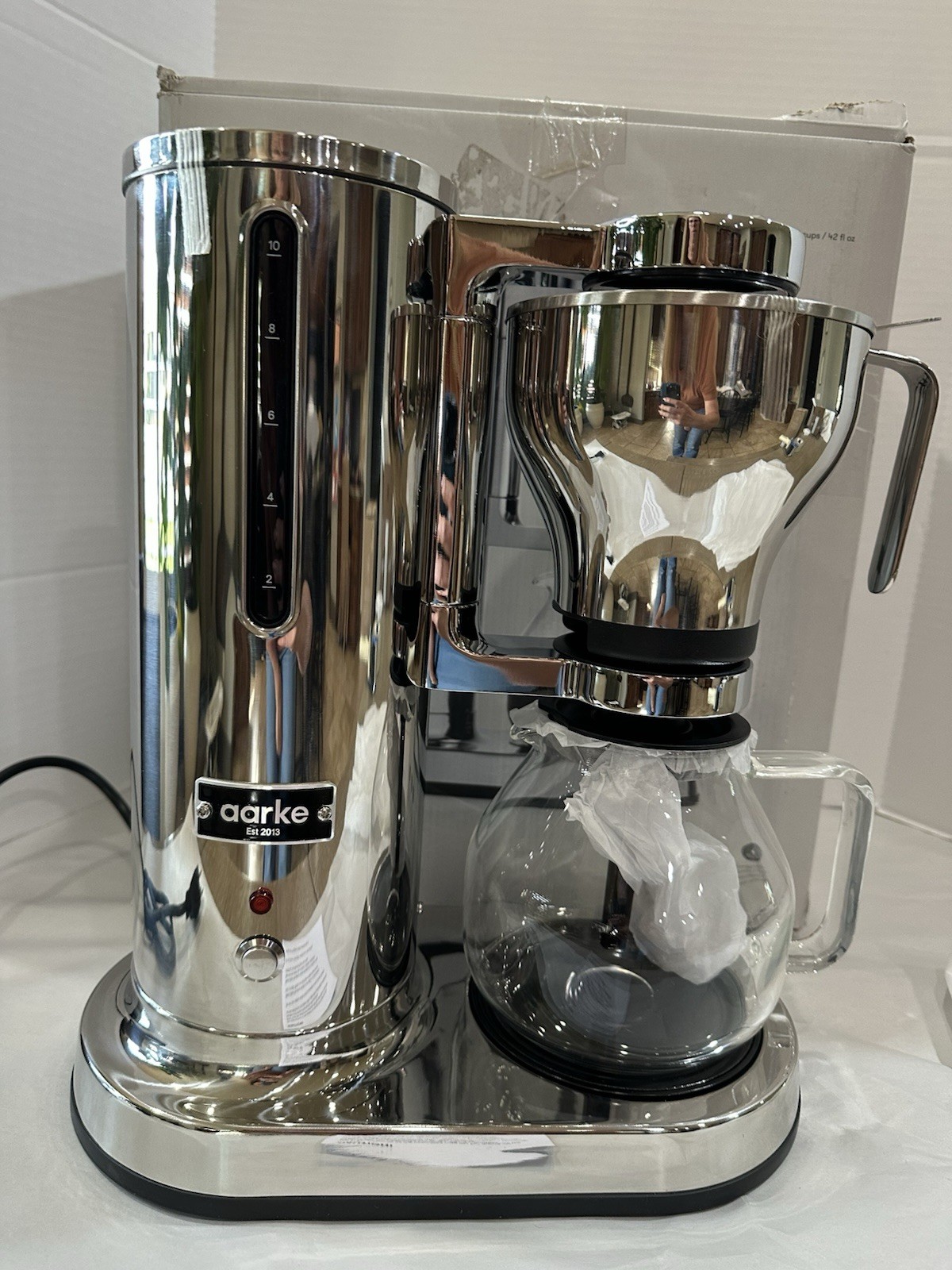 Aarke Coffee Maker Electric Drip Coffee Brewer Stainless Steel