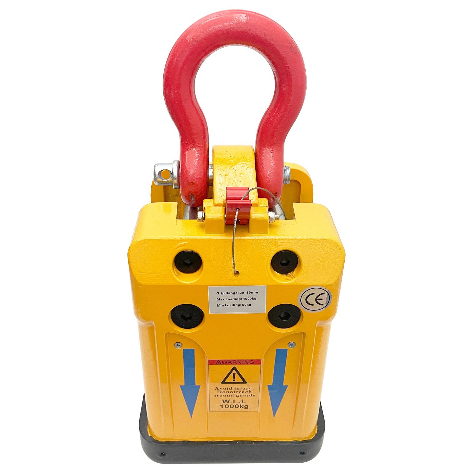 20-60mm Granite Stone Marble Lifter Stone Slab Lifting Clamp 0.8″-2.3″ 1000KG
