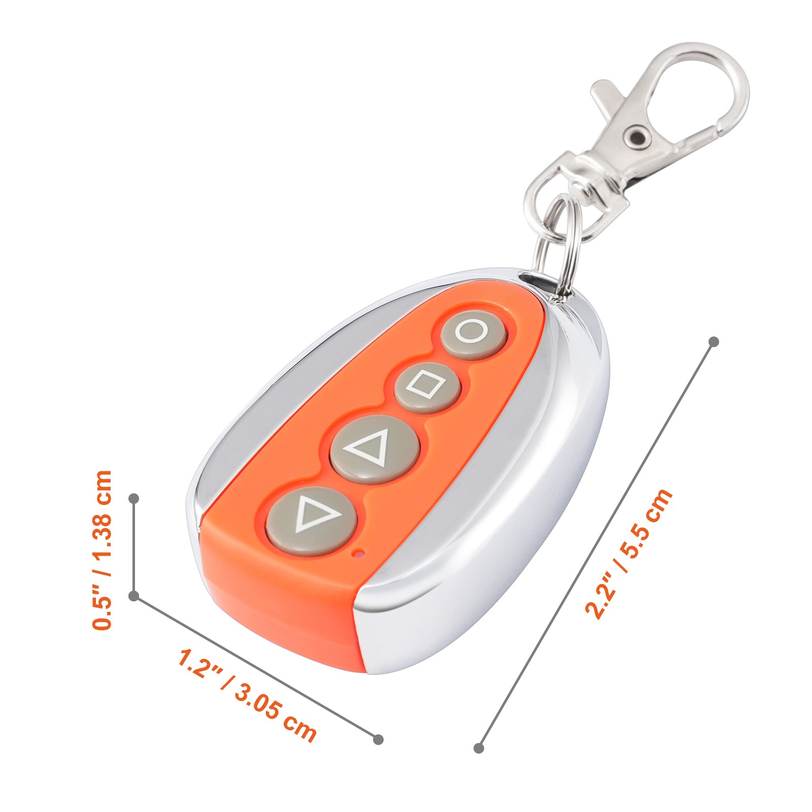 Uimoso Automatic Gate Remote Control 131ft Range with 4Buttons for Sliding Gates