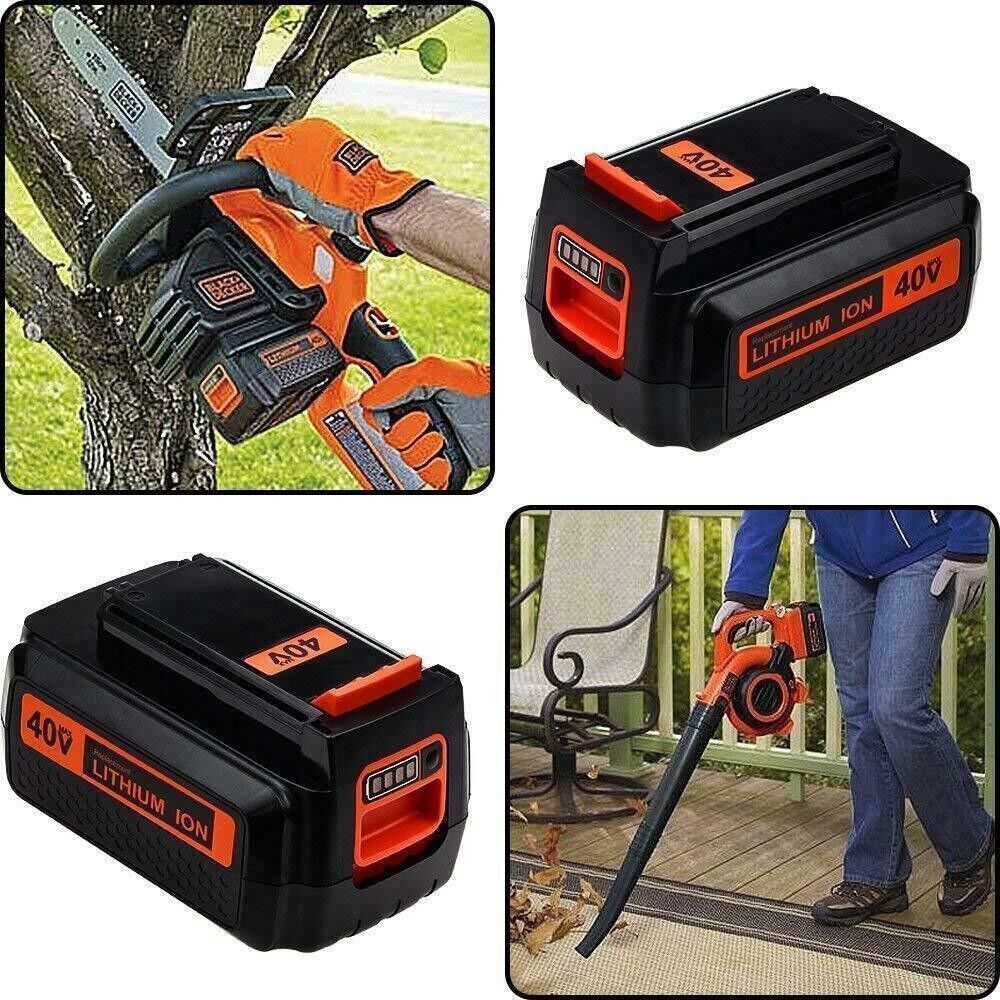 2Pack Battery for Black and Decker 40V 4.0Ah Max Lithium LBX2040 LBXR36 LSW36