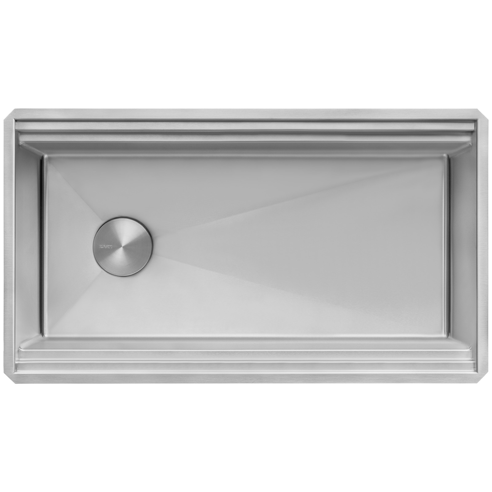 Ruvati 33″ Workstation Two-Tiered Ledge Undermount Kitchen Sink – RVH6222ST