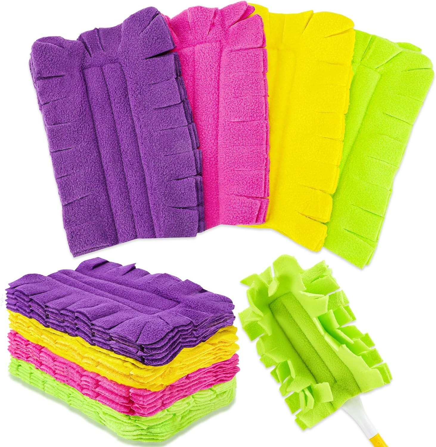 8pack Reusable Duster Pads Compatible with Swiffer Duster Refills, Washable