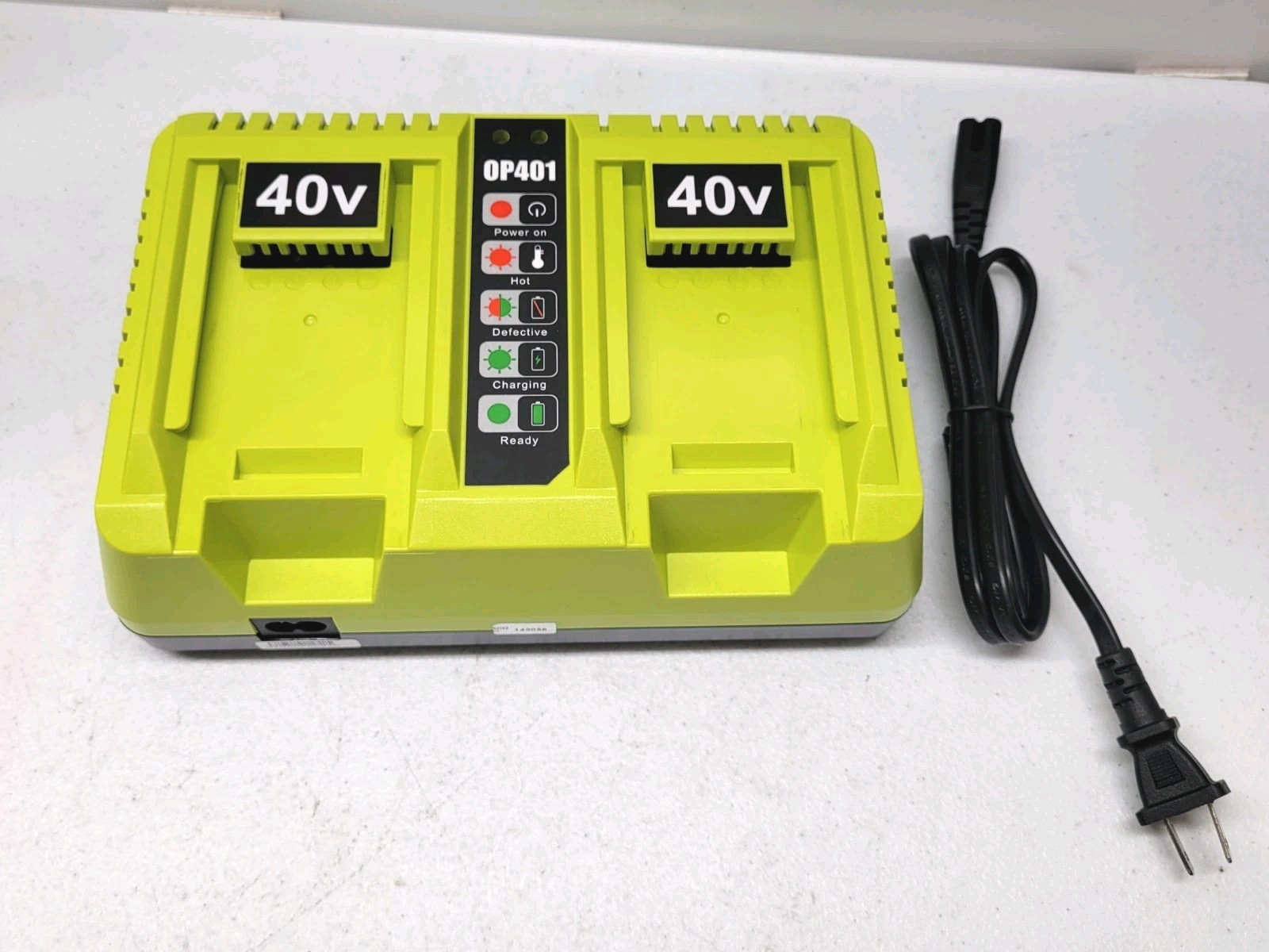 40V 6.5 AH 260Wh Double Battery Charger Model OP401 USED
