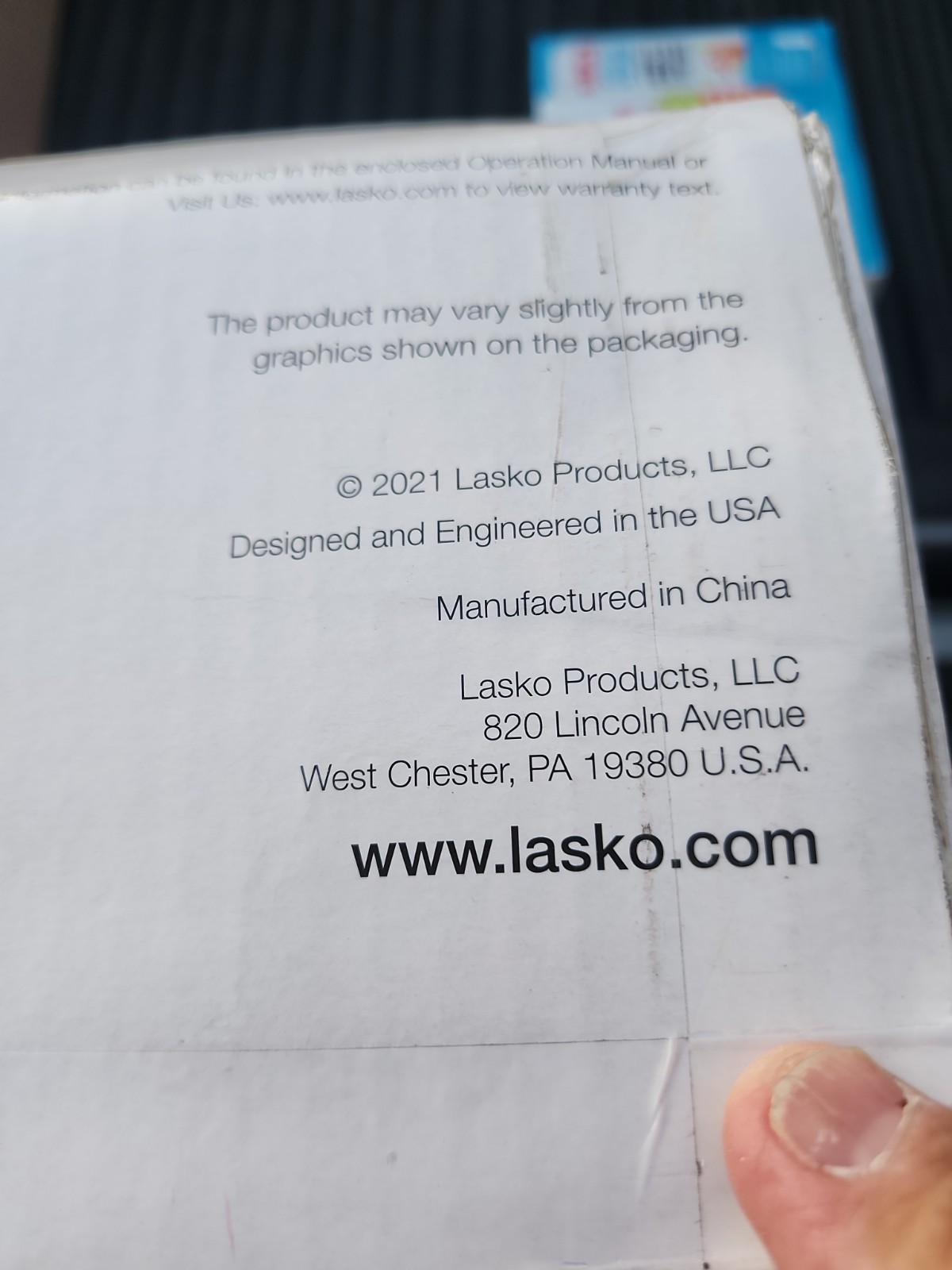 NEWWWW Lasko Max Performance Pivoting Powerful Utility Fan Model U15720 Rugged