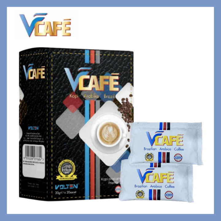 4 Box Brazilian Arabica Coffee Black Ginger Extract VOLTEN VCAFE Free Shipping
