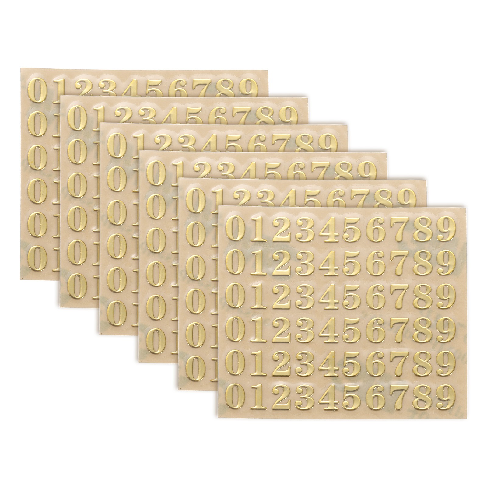 6Sheets Letter Stickers 0.35″ Letter Stickers Alphabet Stickers(Gold, Lowercase)