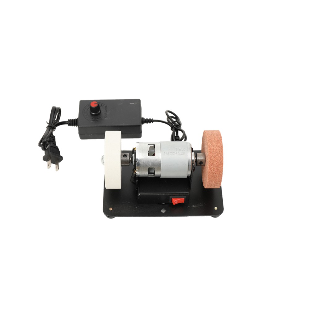 Mini Bench Grinder Buffer Polisher For Jewelry Wood Metal Electric Small Benchto