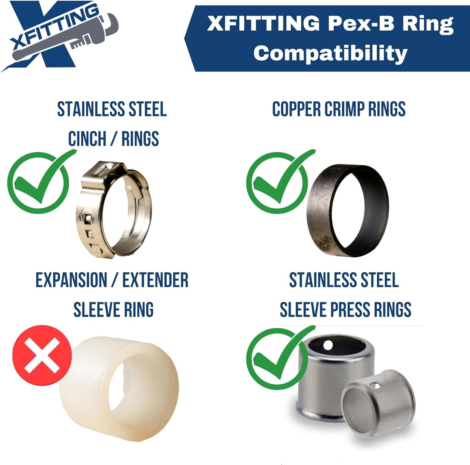 200 PIECES 1/2″ PEX COPPER CRIMP RING (BLACK-OXIDIZED SURFACE) LEAD FREE