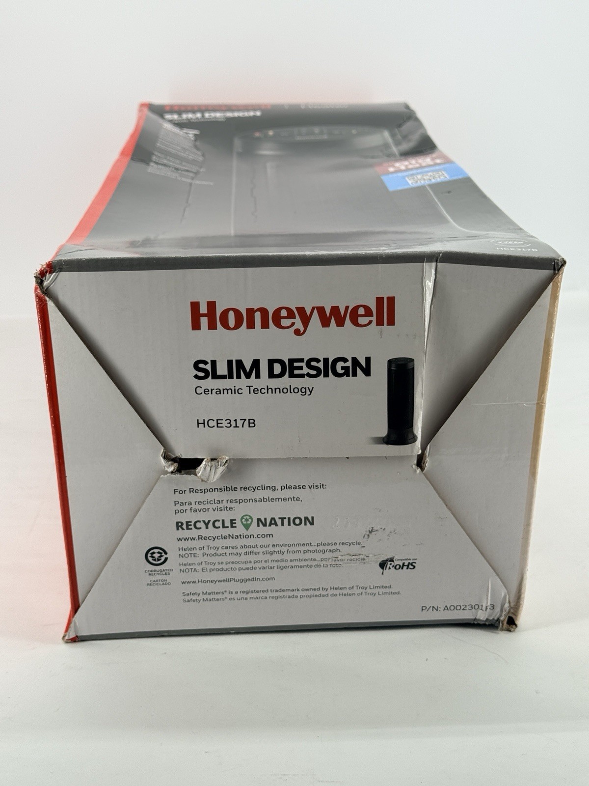 Honeywell Slim Design Ceramic Tower Heater 1500W Digital Oscillation