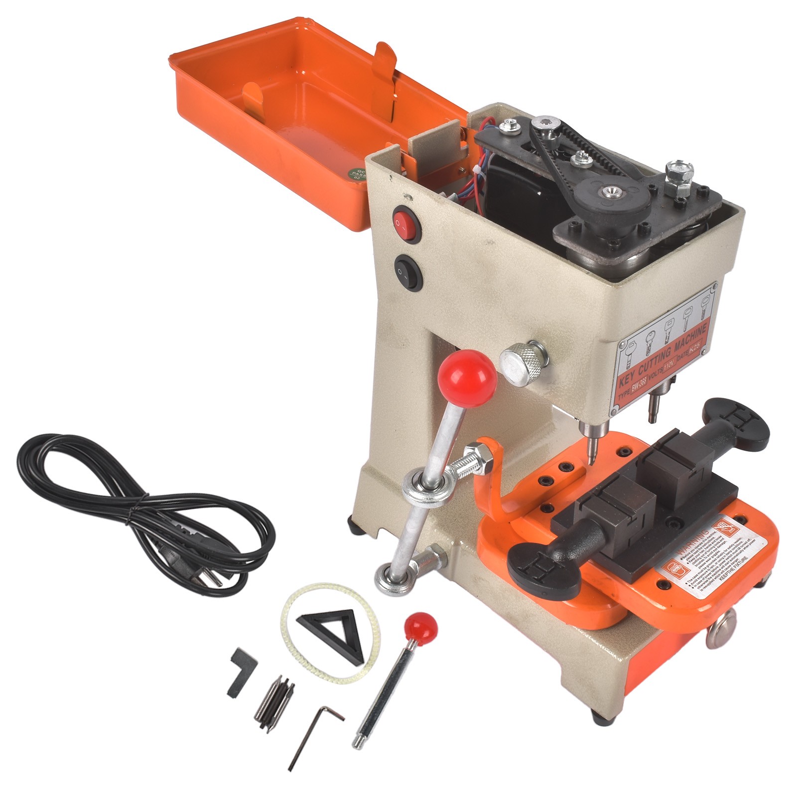 Vertical Key Cutting Duplicating Machine 110V 150W 50HZ Cutter Car Key Copier