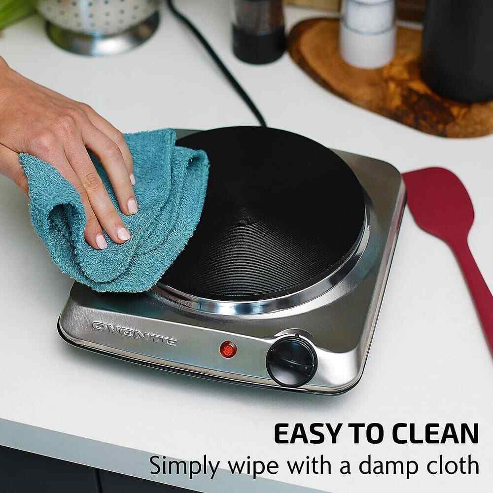 ELECTRIC COUNTERTOP SINGLE BURNER Cooktop Cast Iron Hot Plate Stove 1000W Cooker