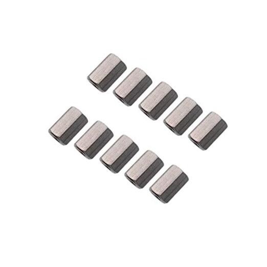 10pcs M4 x 0.7 x 12mm Stainless steel Long Coupling Hex Nut Connector