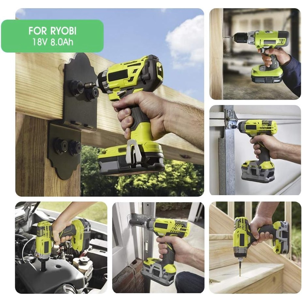 3PACK 18V 8.0Ah P108 One+Plus High Capacity Battery Lithium-Ion New for Ryobi