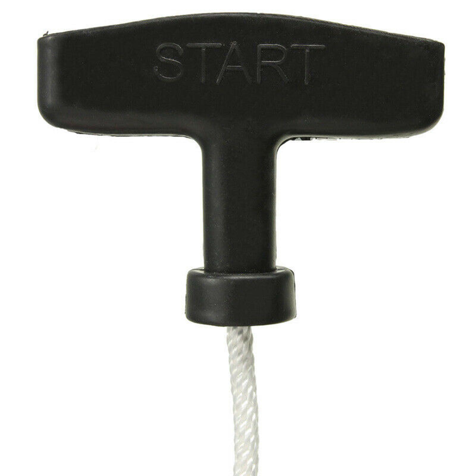 Replacement Pull Starter Handle Rope Recoil Cord Line For Petrol Engine Lawn