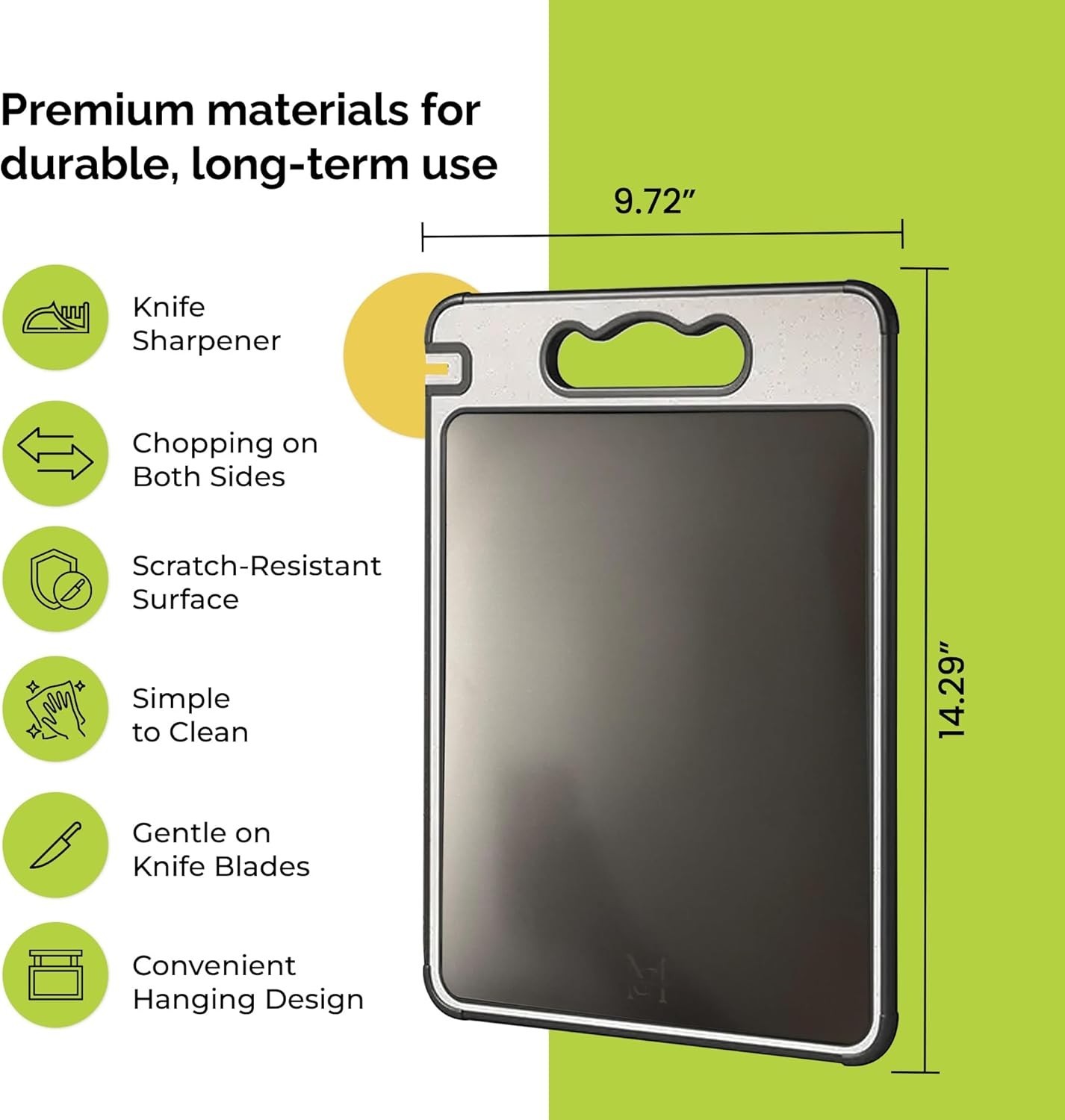 Titanium Cutting Board New Upgrade 100% Pure Boards for Kitchen
