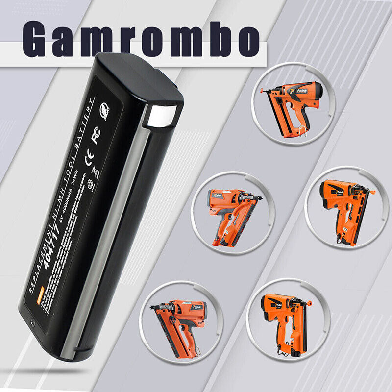 2PACK Battery for PASLODE 6V 404717 902000 900400 900420 900600 Nailer Ni-MH