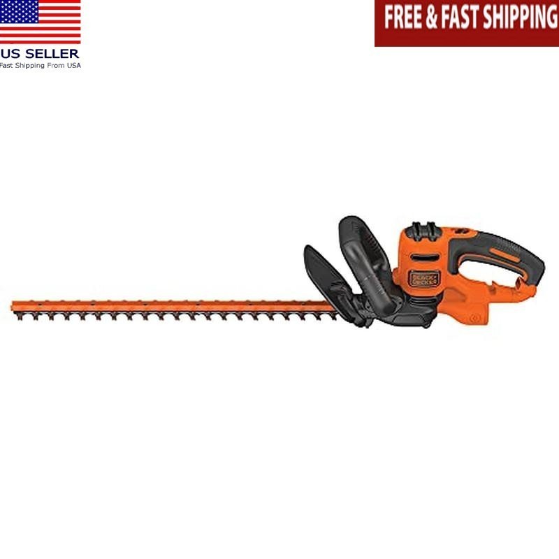 22in Electric Hedge Trimmer Dual-Action Blade 4Amp Motor Lightweight Corded New