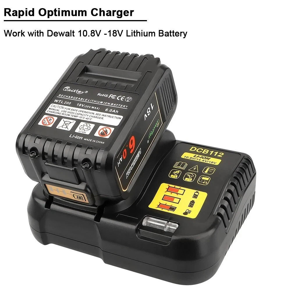 New for DEWALT DCB112 20V Max Lithium-Ion Battery Charger DCB204 DCB200 DCB205