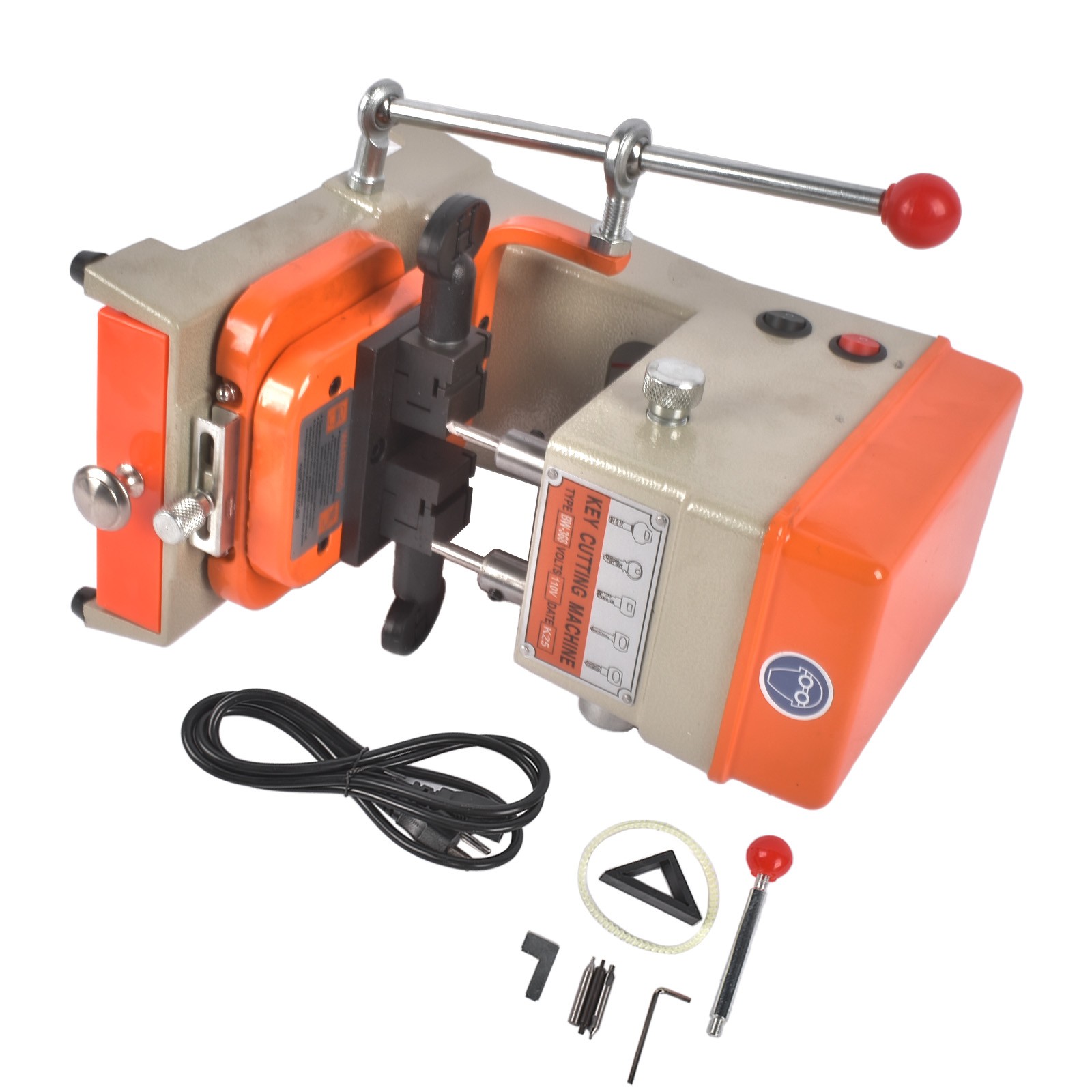 Vertical Key Cutting Duplicating Machine 110V 150W 50HZ Cutter Car Key Copier