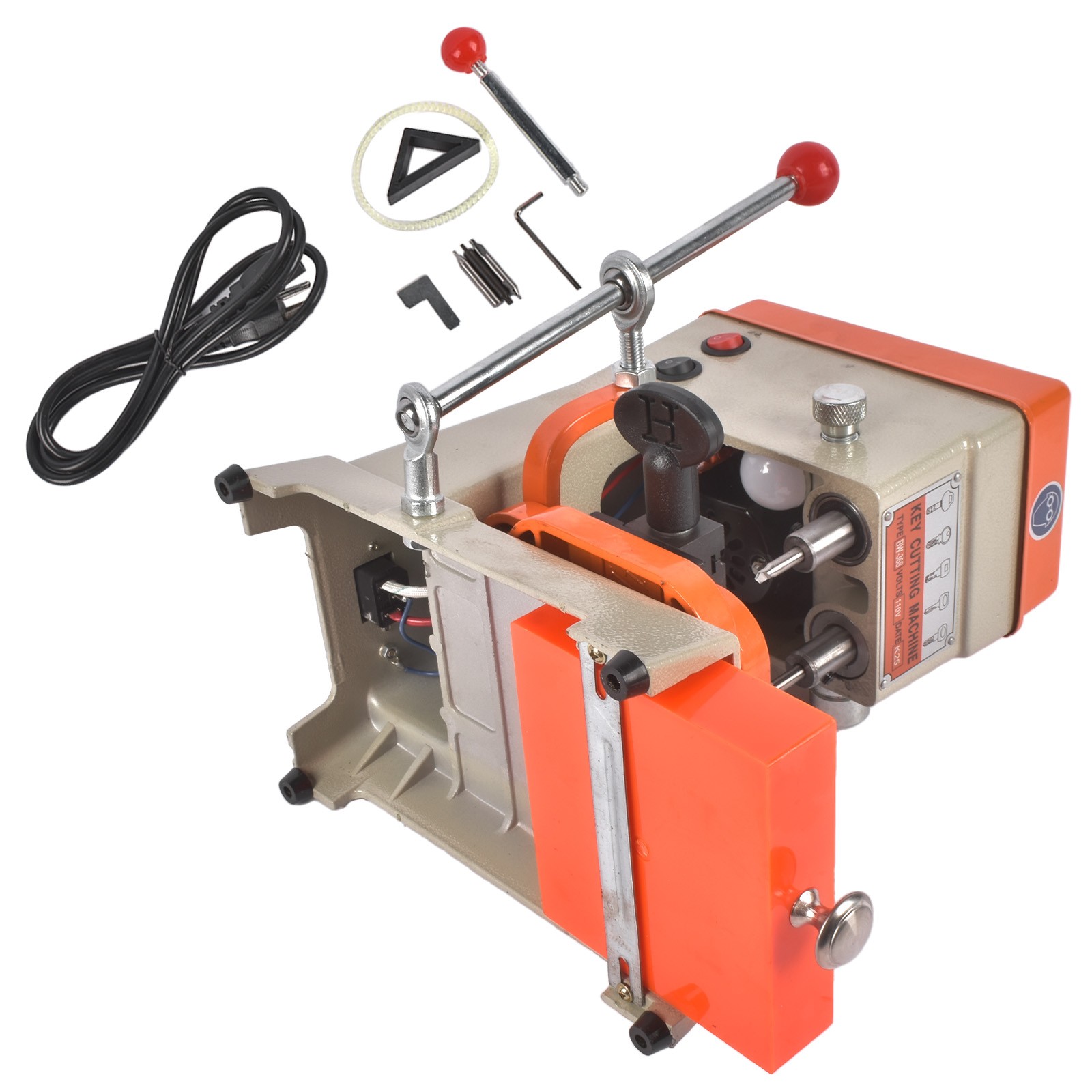 Vertical Key Cutting Duplicating Machine 110V 150W 50HZ Cutter Car Key Copier